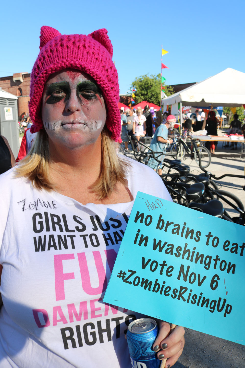 Zombie Bike Ride 2018 photo - Duval Street, Key West